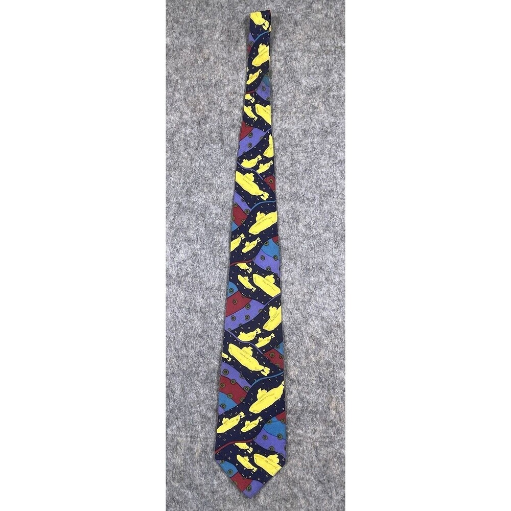 Vintage The Beatles -Yellow Submarine Men’s Tie 100% Silk Made In USA